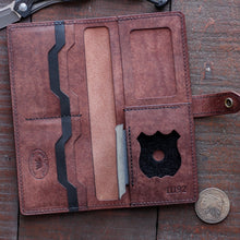 Load image into Gallery viewer, Custom Police Badge Wallet - Women's Long Wallet