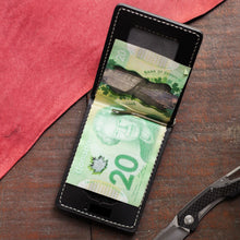 Load image into Gallery viewer, Money Clip Vertical Folder | Police Badge Wallet