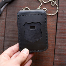 Load image into Gallery viewer, Badge & ID Lanyard Wallet | Police Badge Holder Wallet