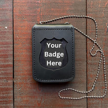 Load image into Gallery viewer, Badge &amp; ID Lanyard Wallet | Police Badge Holder Wallet