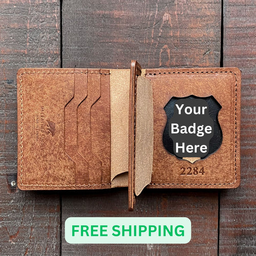 6-Pocket Centrefold | Police Badge Wallet