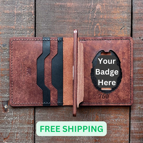 3-Pocket Centrefold | Police Badge Wallet
