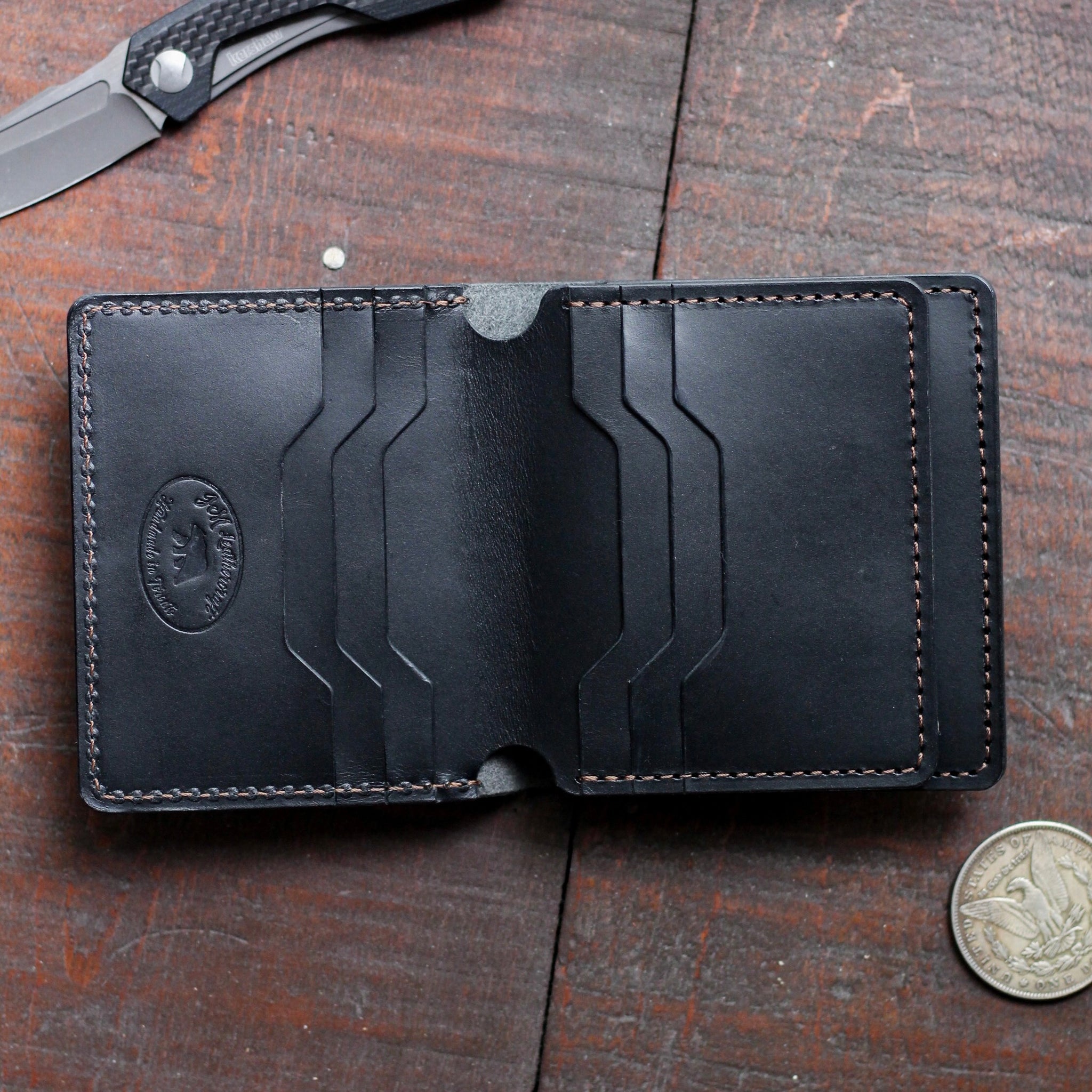 Custom Police Badge Wallet - Centre Fold (6 Pocket) OPP RCMP CBSA NYPD ...