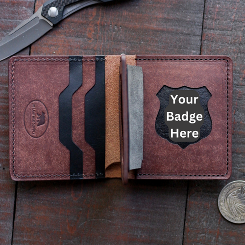 Police Badge Wallets | Badge Holders Canada/USA – JM Leather Supply